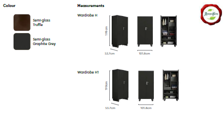 Wardrobe H & H1 - Image 2
