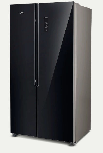 Side by Side Refrigerator 600L Eon Velvet Opera Black - Image 3