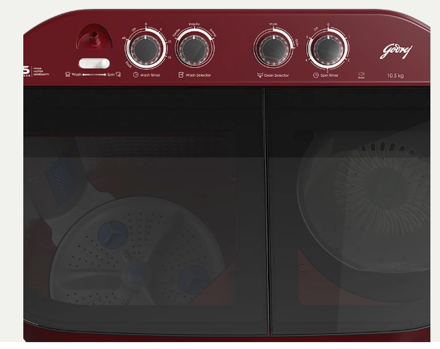 Semi Automatic 10.5 KG 5 Star Edge Jazz Crystal Red - Image 6