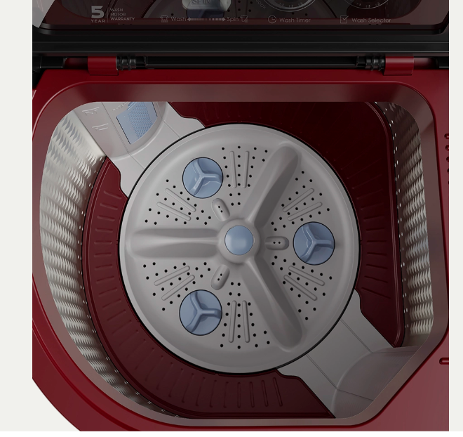 Semi Automatic 10.5 KG 5 Star Edge Jazz Crystal Red - Image 7