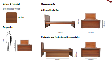 Adriana Single Bed - Image 2